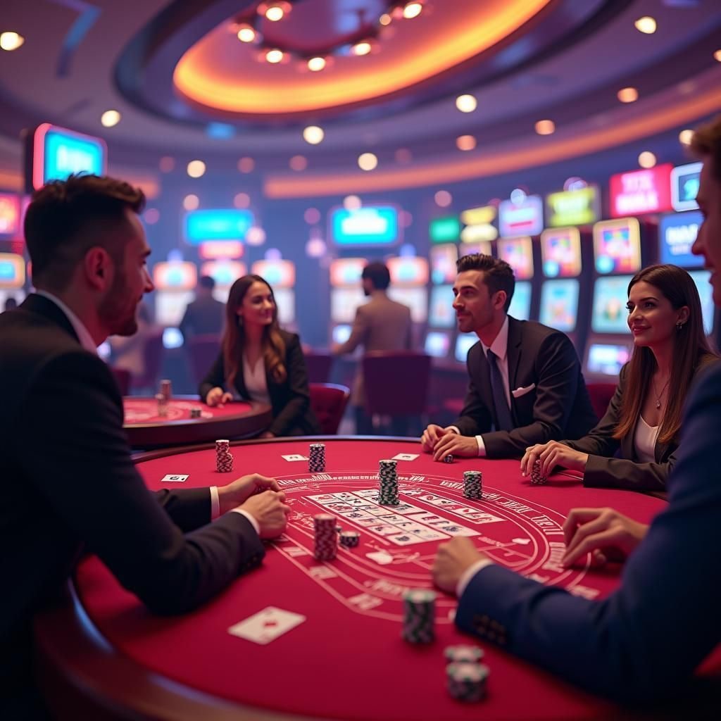 Antarmuka mobile tiket togel untuk permainan live dealer Hacksaw Gaming dengan area taruhan yang jelas